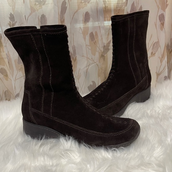 STEVE MADDEN BROWN PIERSON SUEDE BOOTS SZ 8 NWOT - Picture 2 of 8